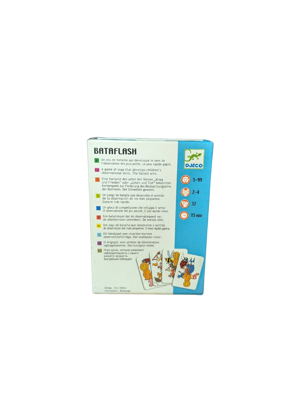 Bataflash Jeu de Cartes Rapidité – Djeco