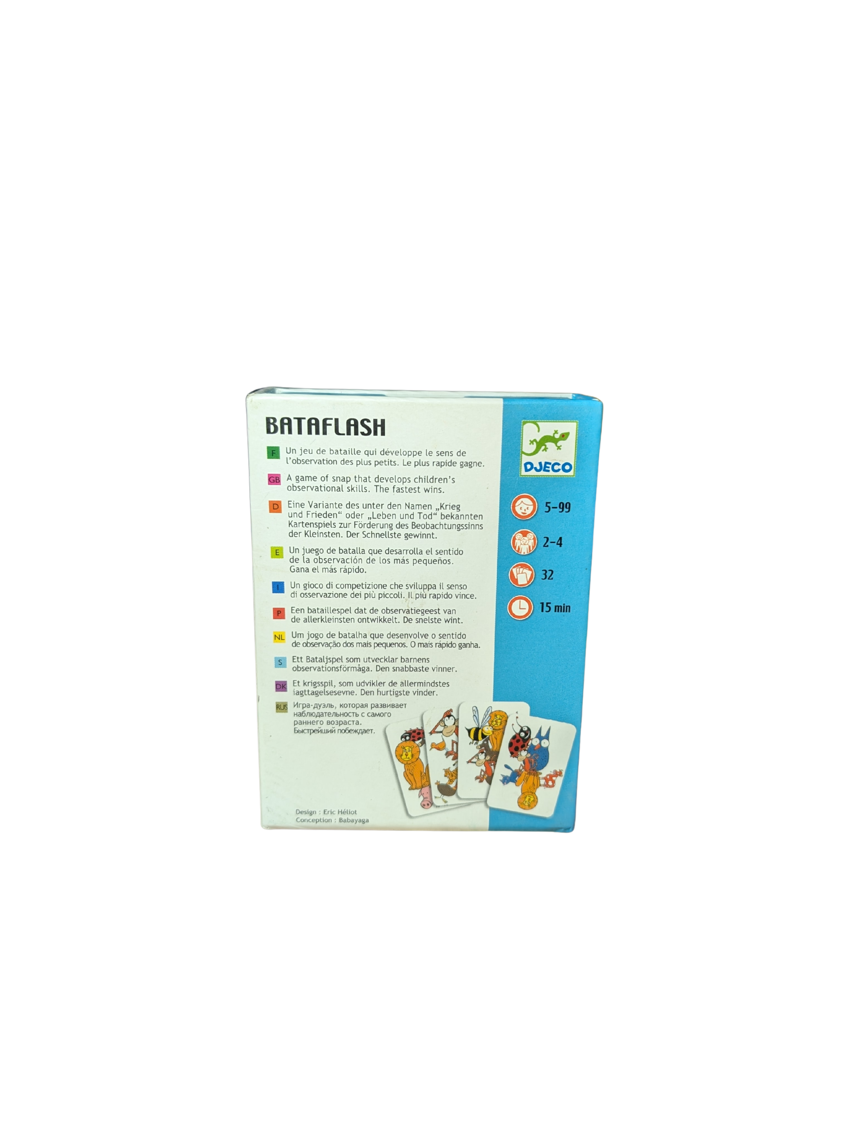 Bataflash Jeu de Cartes Rapidité – Djeco