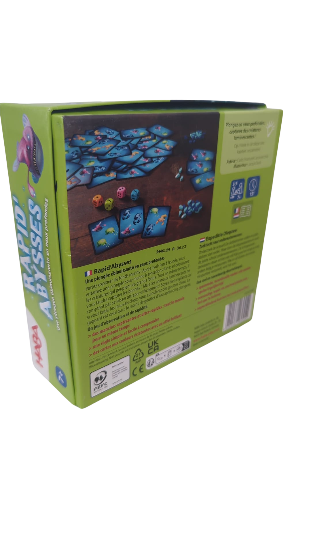 Rapid' Abysses – HABA – Jeu d'observation et de rapidité