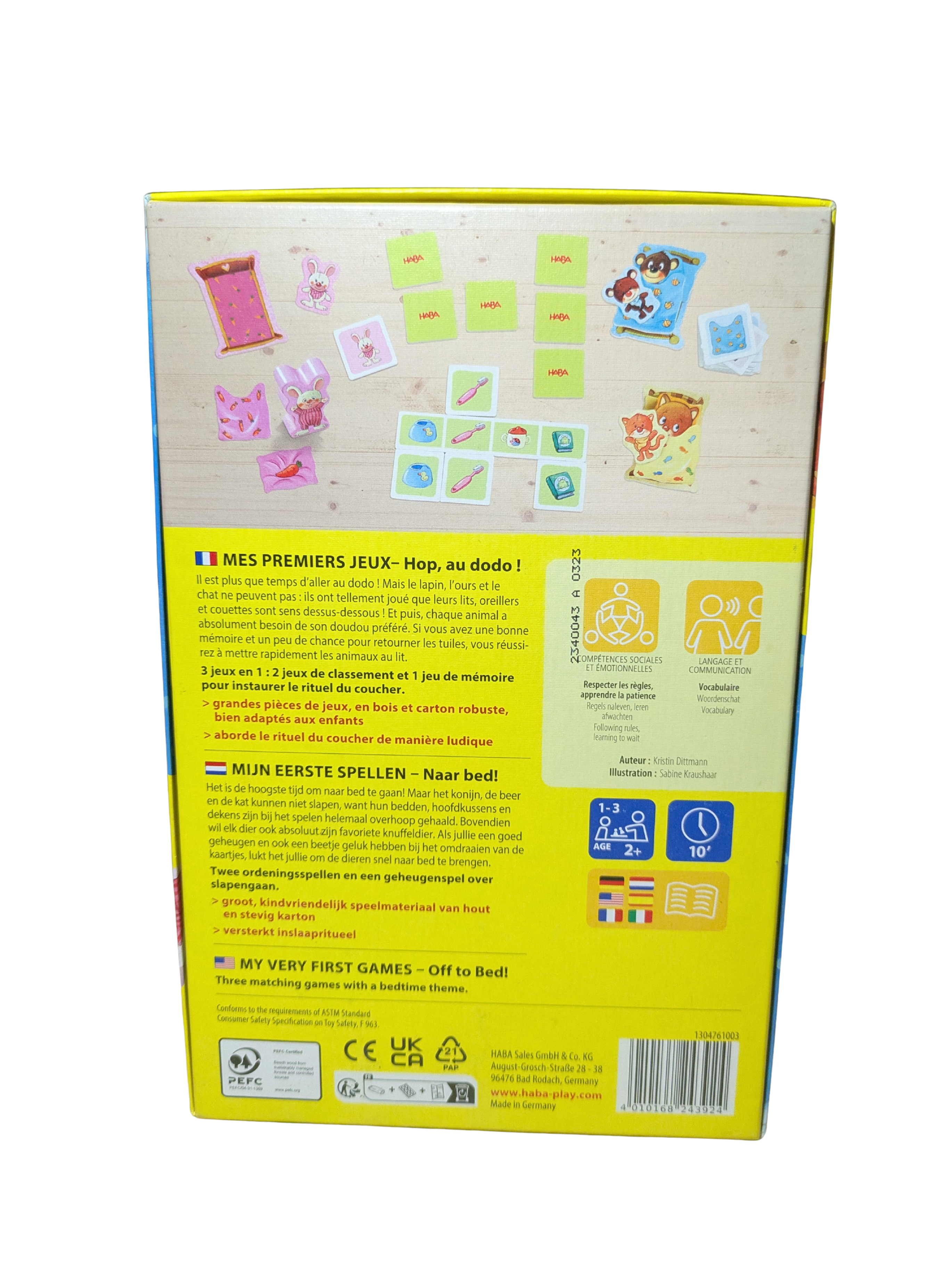 Hop, au Dodo ! Mes Premiers Jeux – HABA