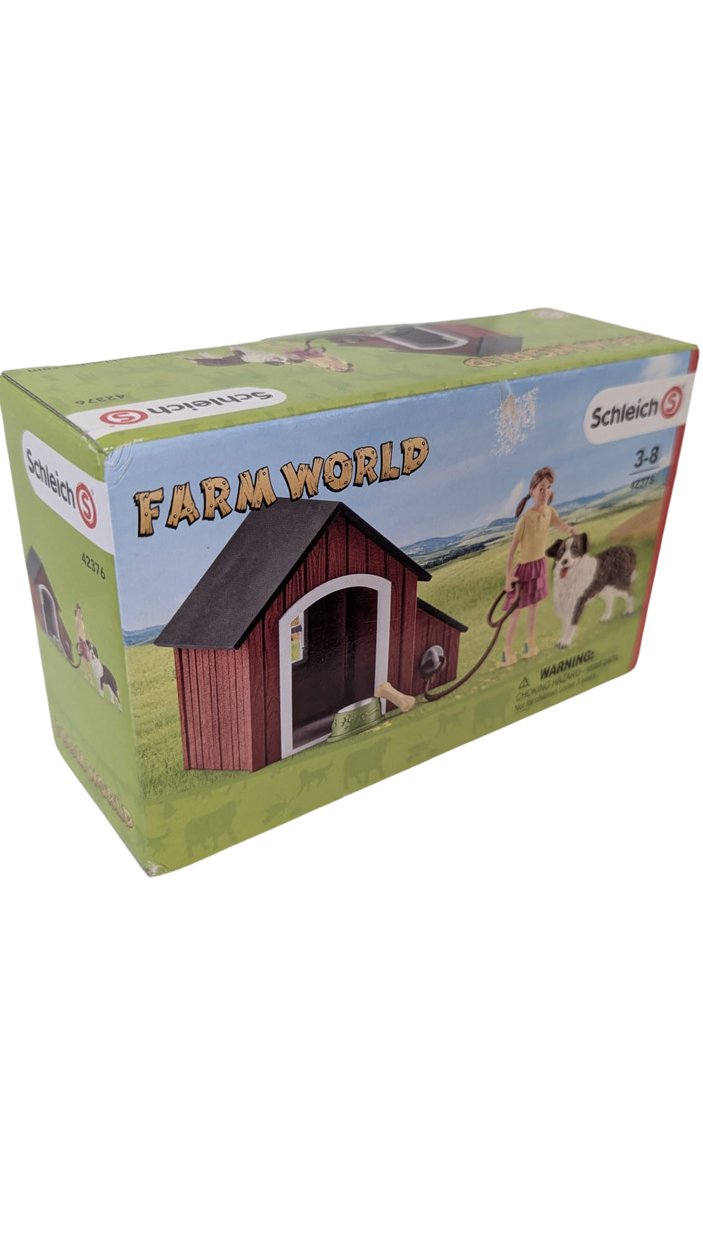 Niche pour chien avec fillette – Schleich Farm World