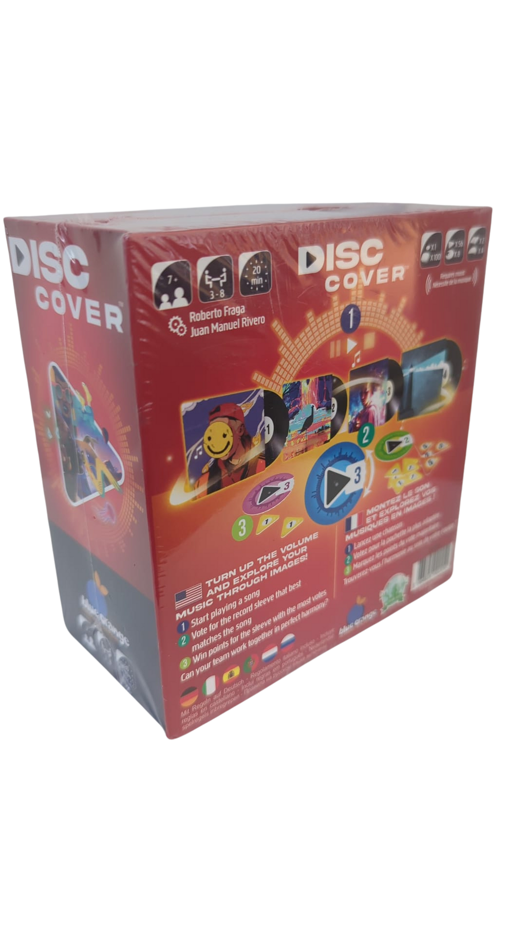 Disc Cover – Blue Orange