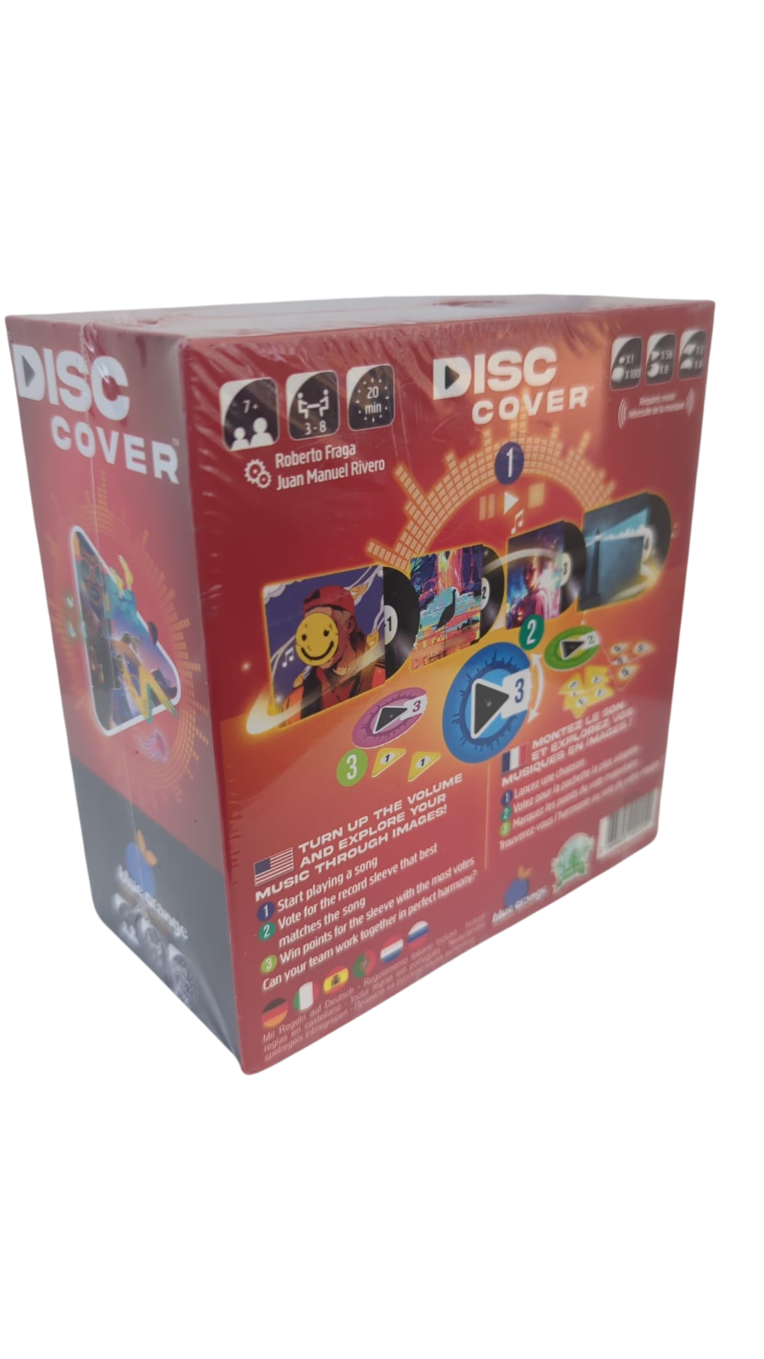 Disc Cover – Blue Orange