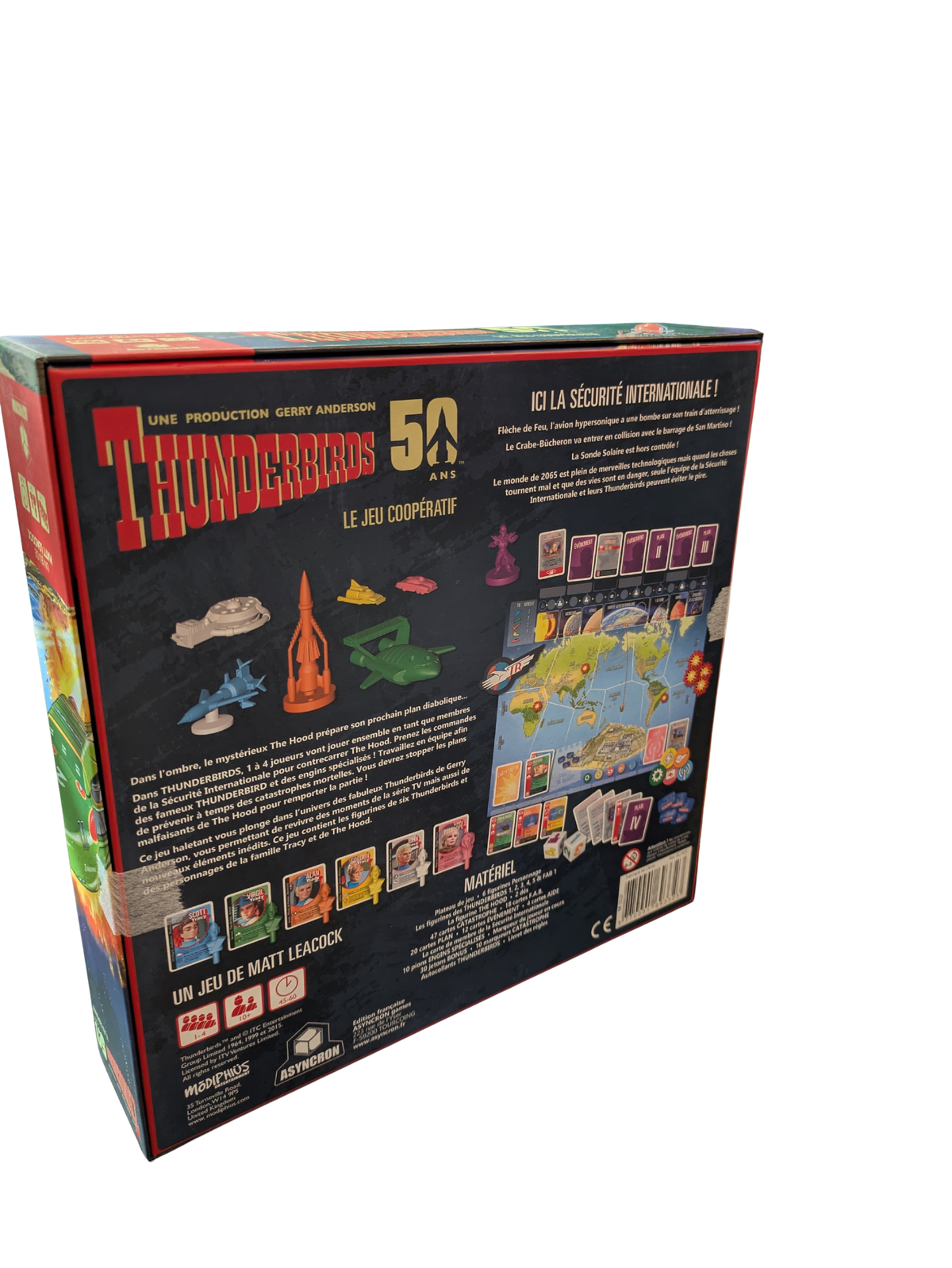 Thunderbirds – 50 ans – Jeu de base + extension – Modiphius Entertainment