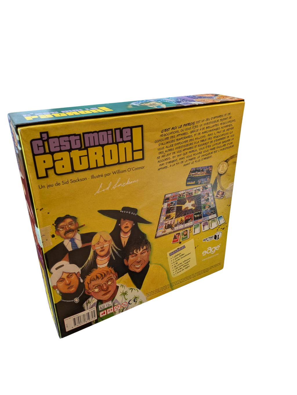 C’est moi le Patron ! – Éditions SAGE / Face2Face Games