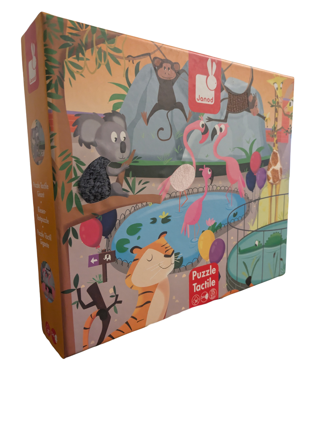 Puzzle tactile géant Le Zoo – Janod