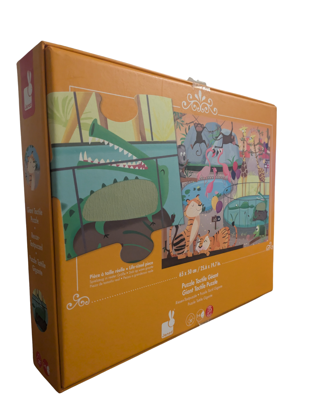 Puzzle tactile géant Le Zoo – Janod