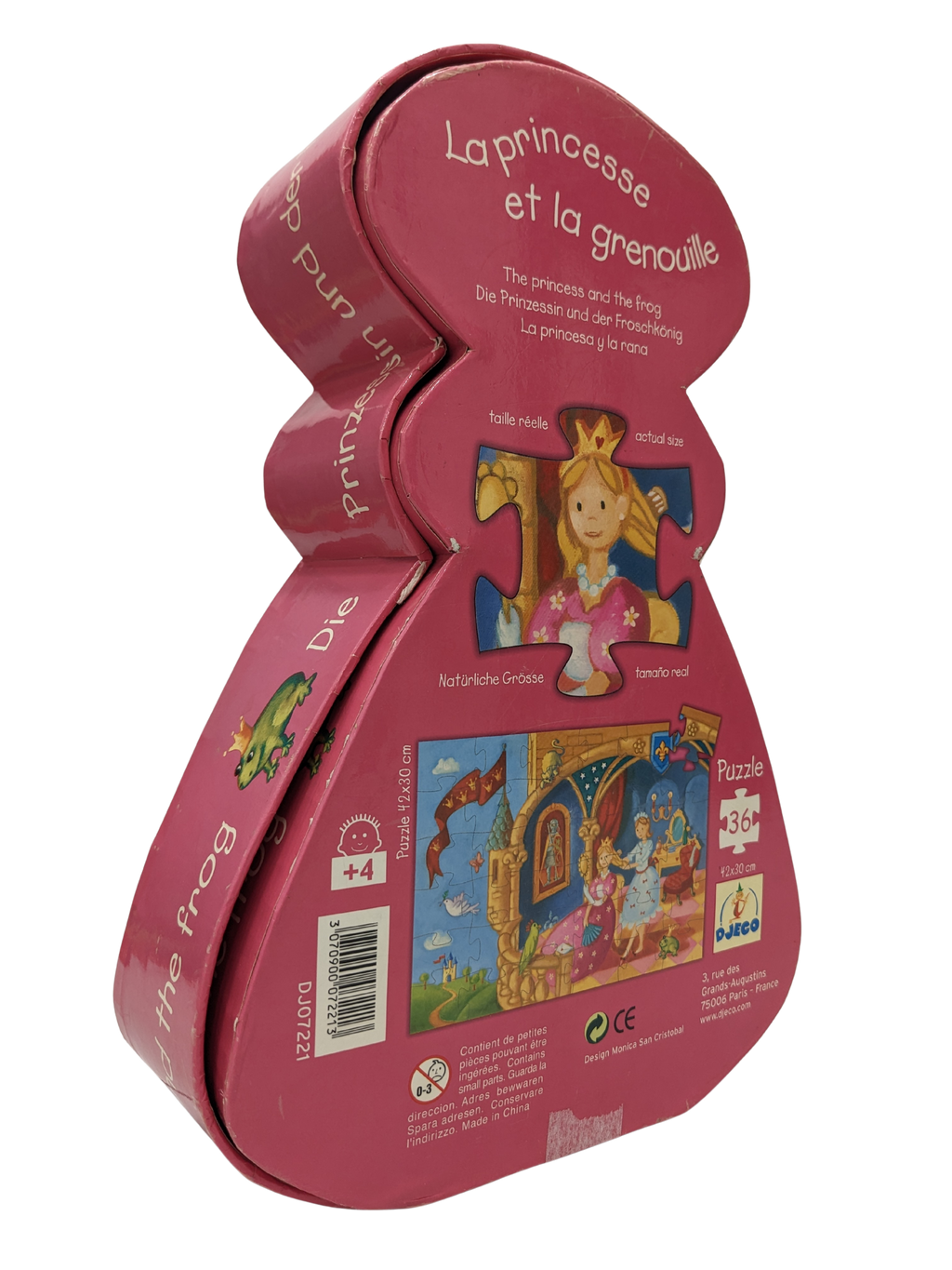 Djeco Puzzle 36 pieces - The Princess and the Frog