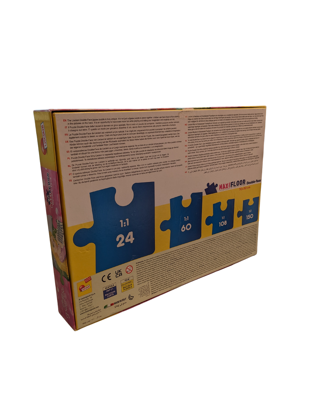 Puzzle Maxi Floor Double Face Disney Princess – Lisciani