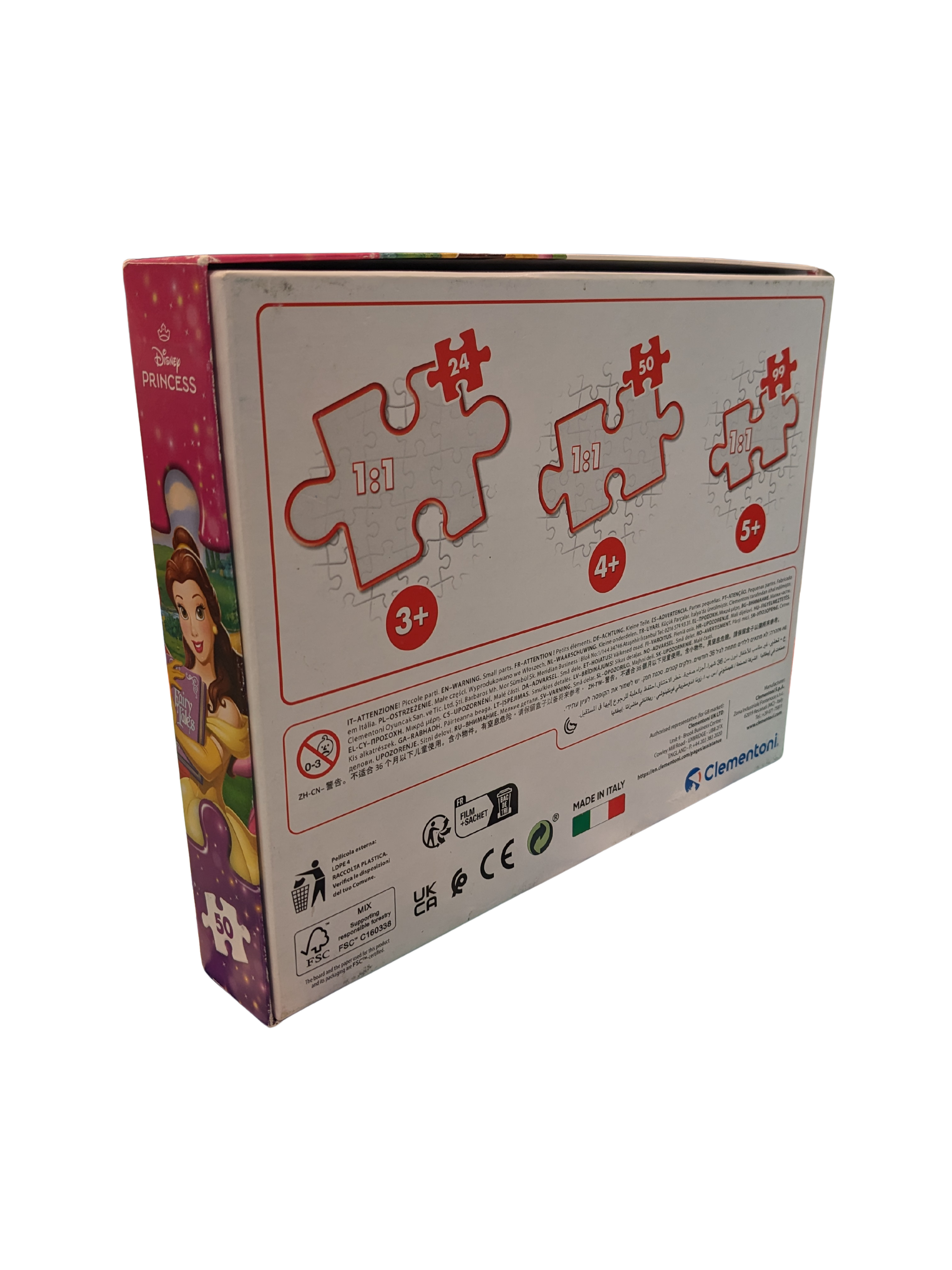 Puzzle Disney Princess – 50 pièces - Clementoni