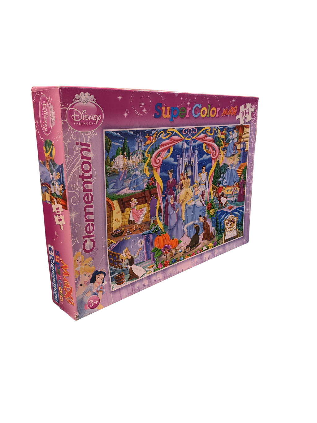 Puzzle 104 pièces Disney Princess SuperColor Maxi – Clementoni