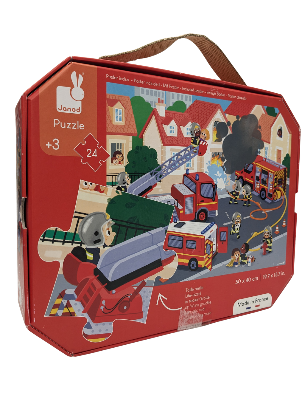 Puzzle 24 pièces « Pompier » – Janod