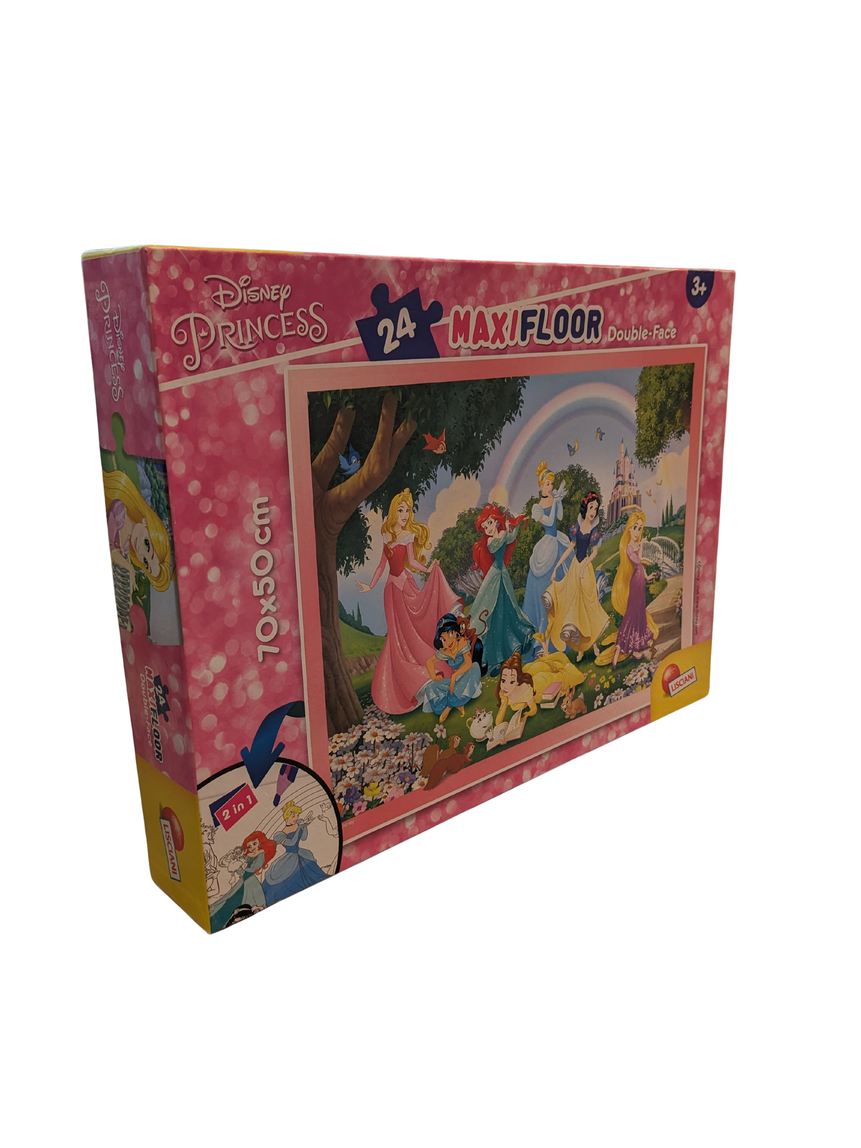 Puzzle Maxi Floor Double Face Disney Princess – Lisciani