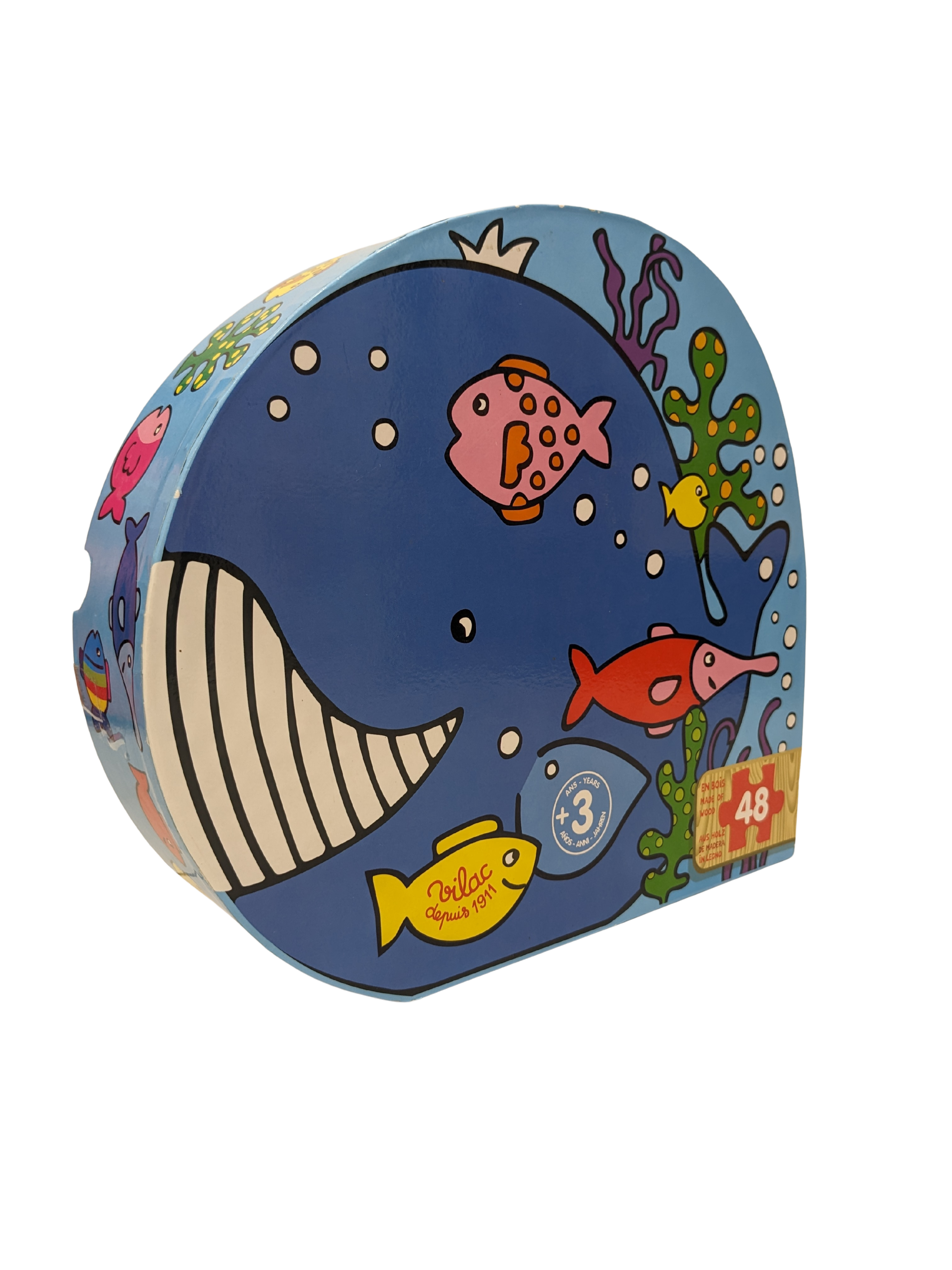 "Whale" Wooden Puzzle - 48 pieces - Vilac