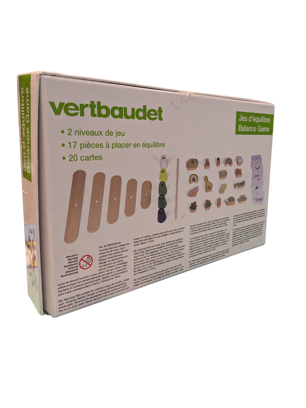 Jeu d'équilibre en bois – Vertbaudet