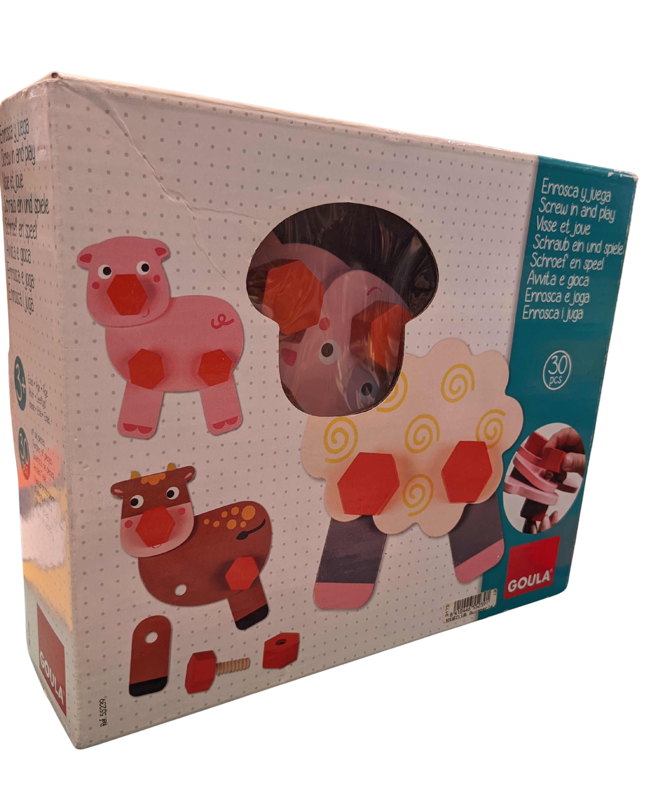 Visse et joue – Animaux de la ferme (Goula)