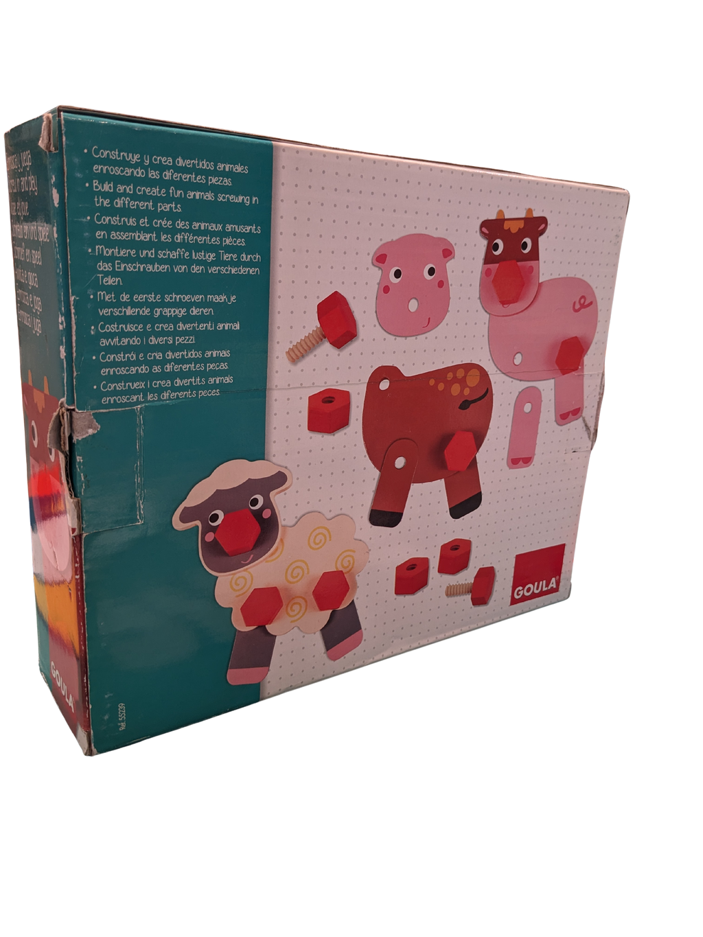 Visse et joue – Animaux de la ferme (Goula)