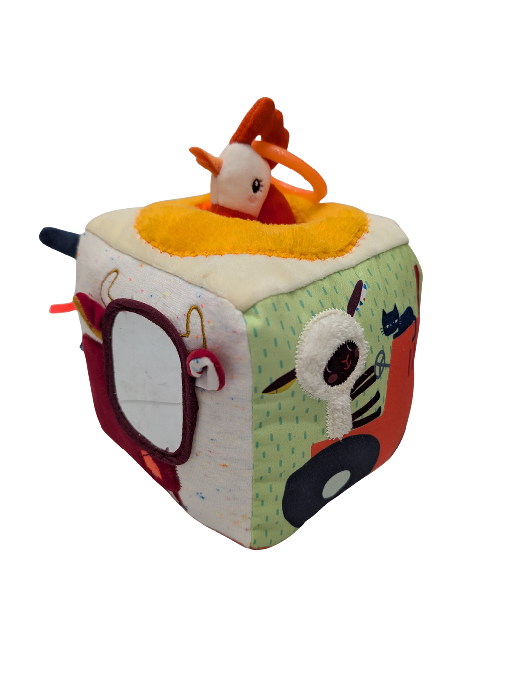 Cube sonore d'activités Ferme beige – Lilliputiens