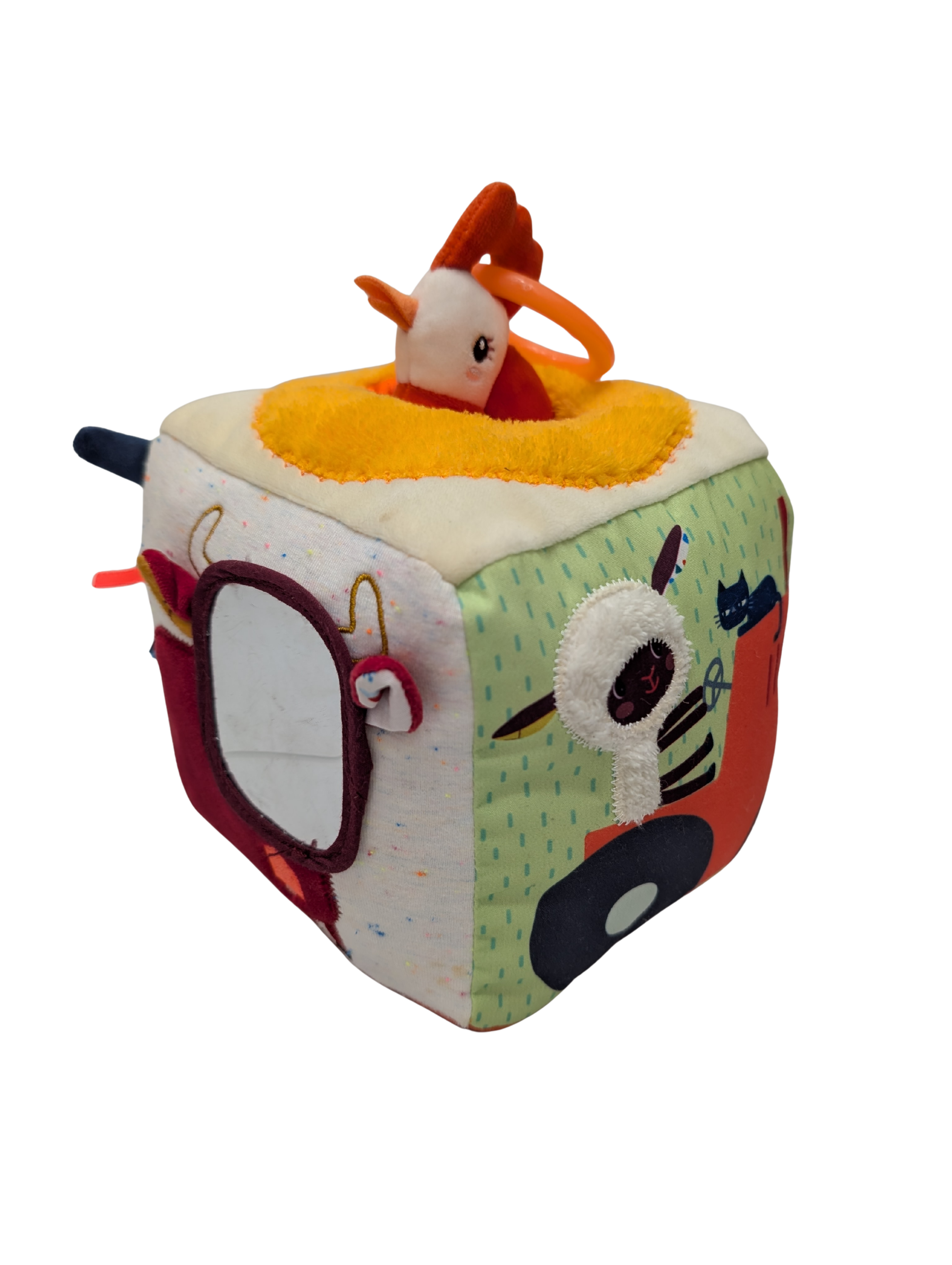 Cube sonore d'activités Ferme beige – Lilliputiens