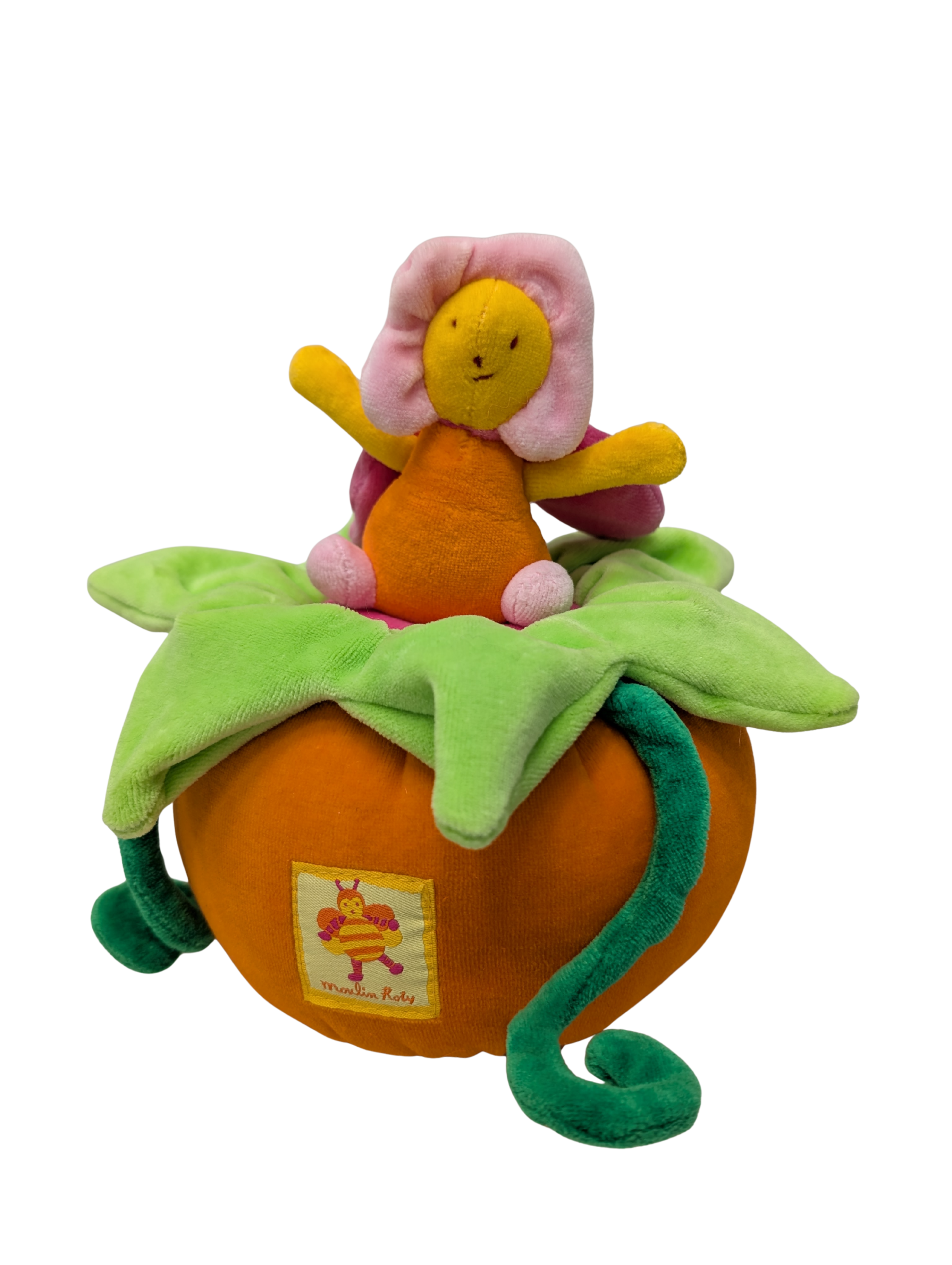 Peluche musicale boule abeille Louna – Moulin Roty