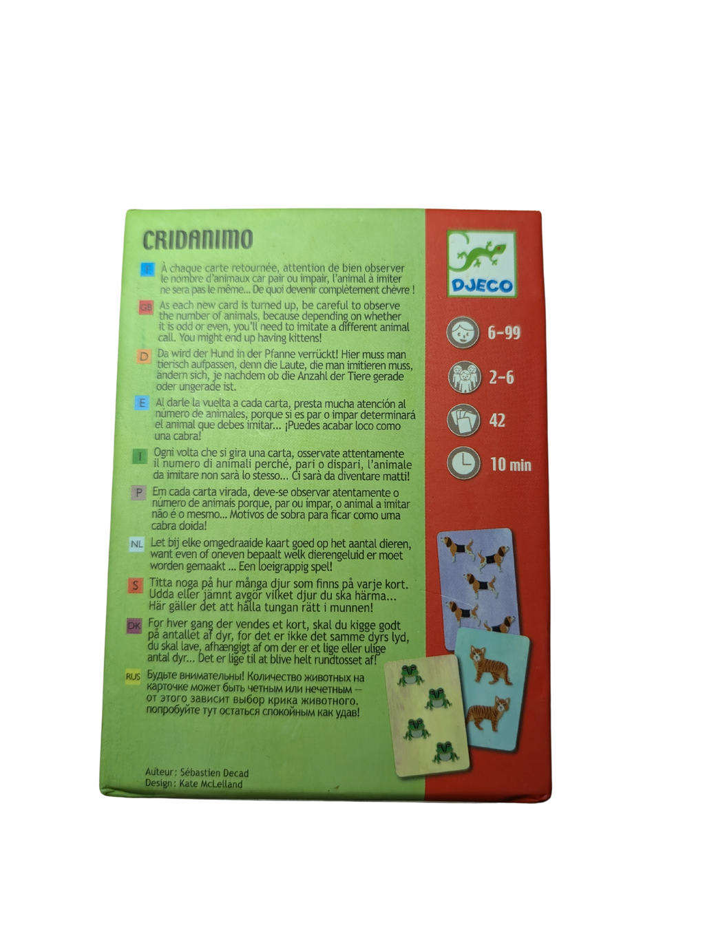 Cridanimo – Djeco
