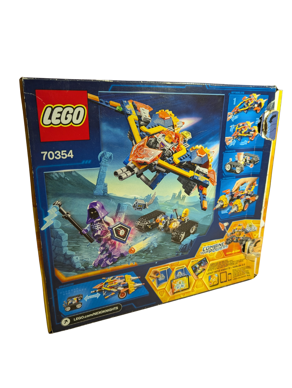 Nexo Knights : L'Engin de Combat d'Axl – LEGO