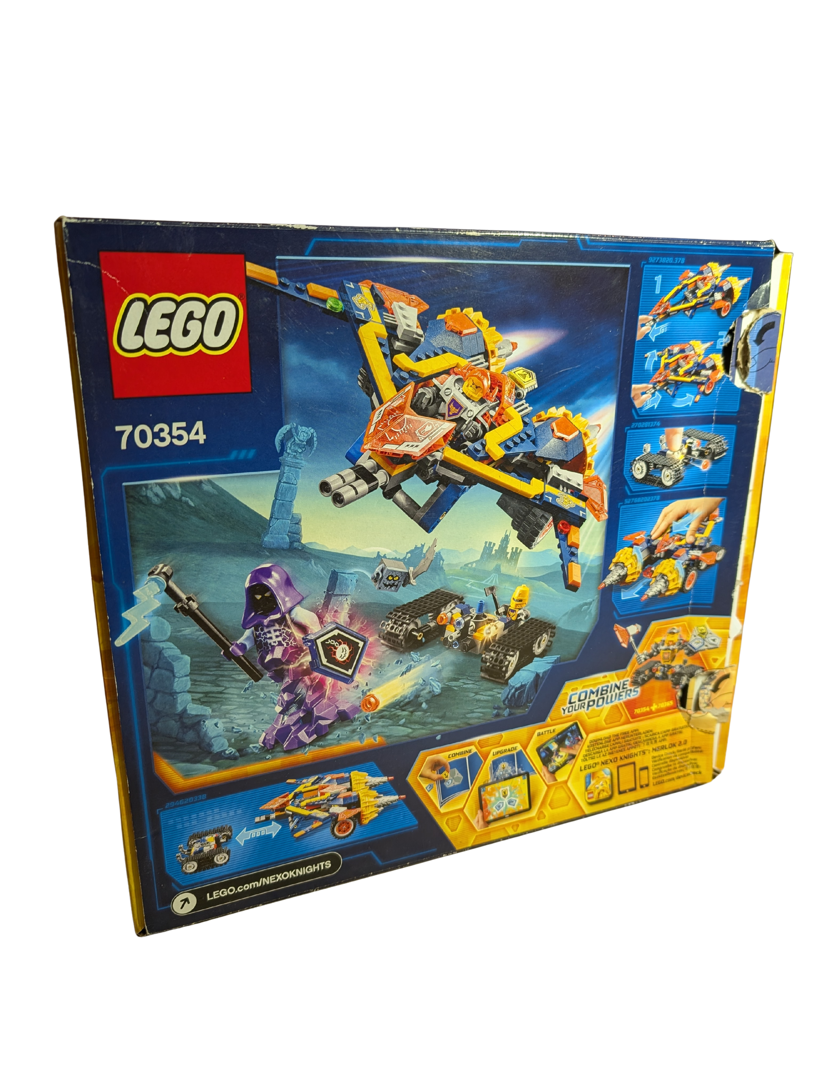Nexo Knights : L'Engin de Combat d'Axl – LEGO