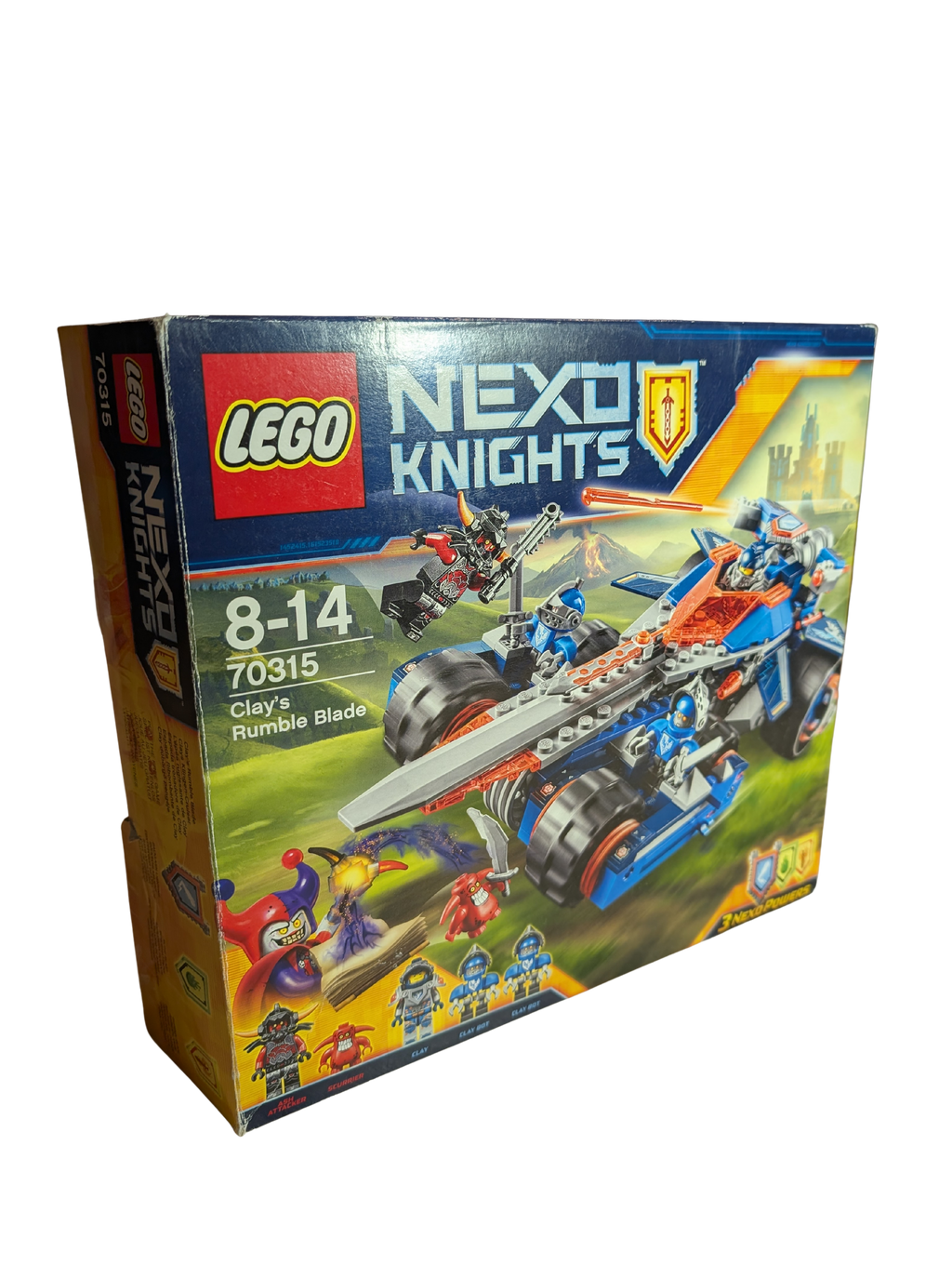 Nexo Knights : Le Bolide Lame Tornade de Clay – LEGO