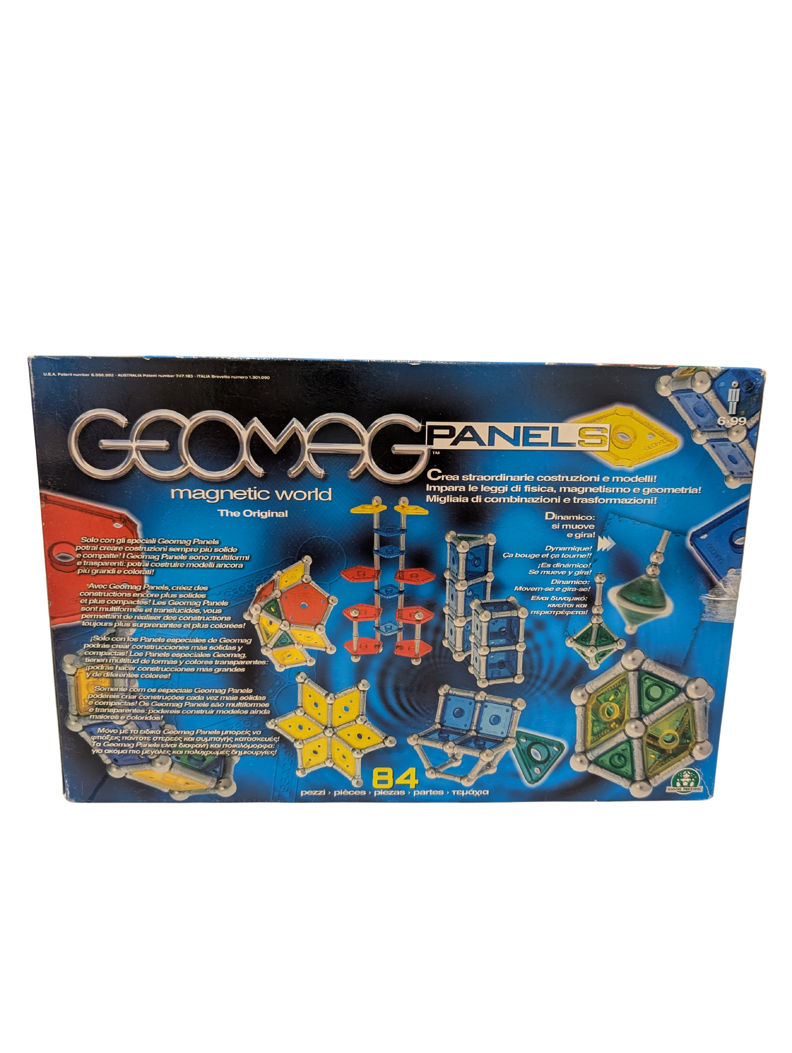 Geomag Panels 84 – Jeu de construction magnétique
