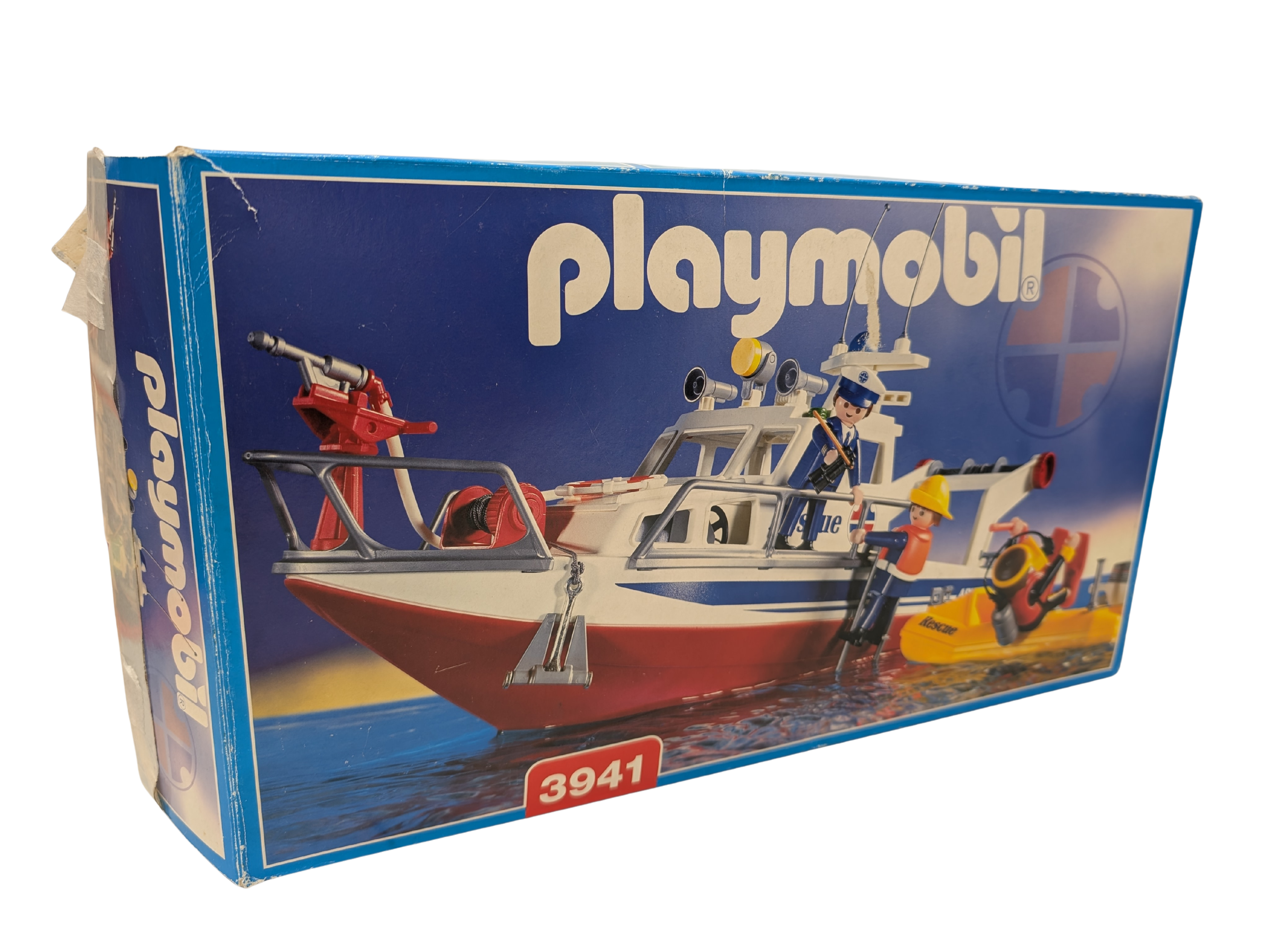 Playmobil 3941 – Bateau de secours / Vedette de sauvetage – Vintage