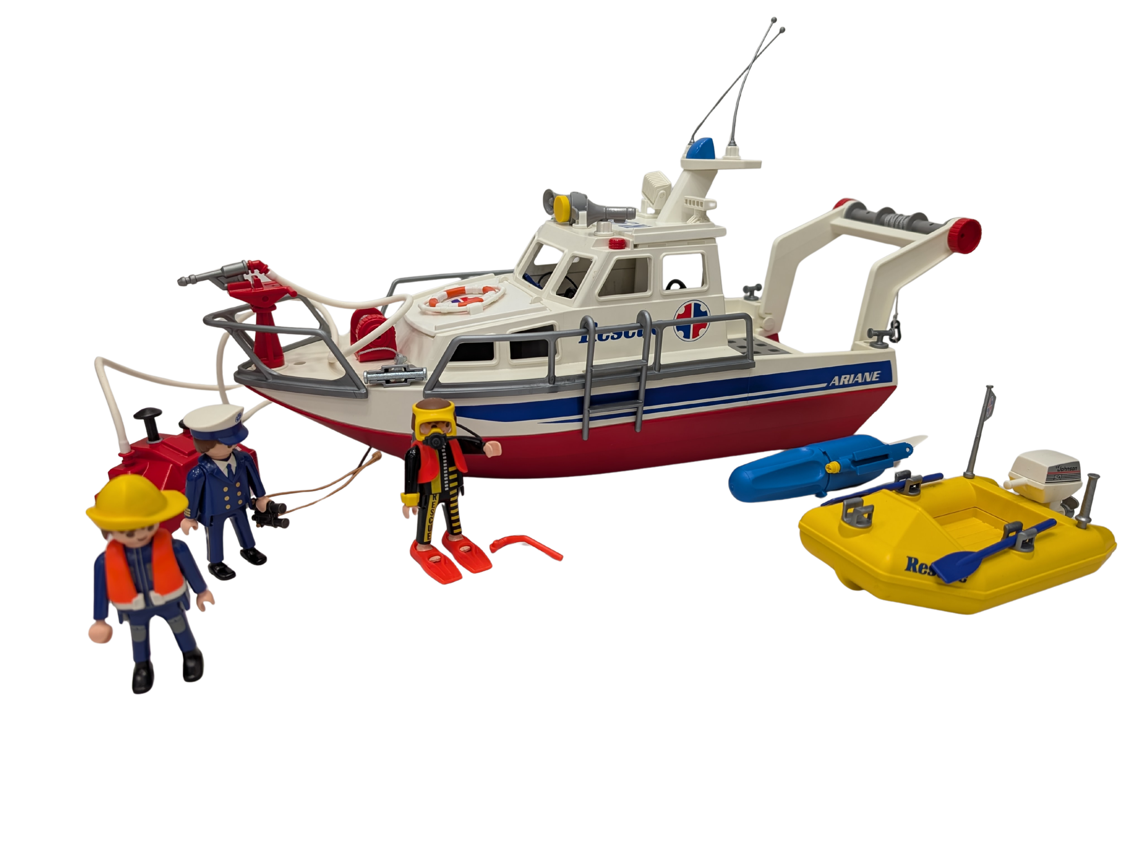 Playmobil 3941 – Bateau de secours / Vedette de sauvetage – Vintage