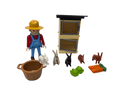 Playmobil 4491 – Fermier avec clapier à lapins
