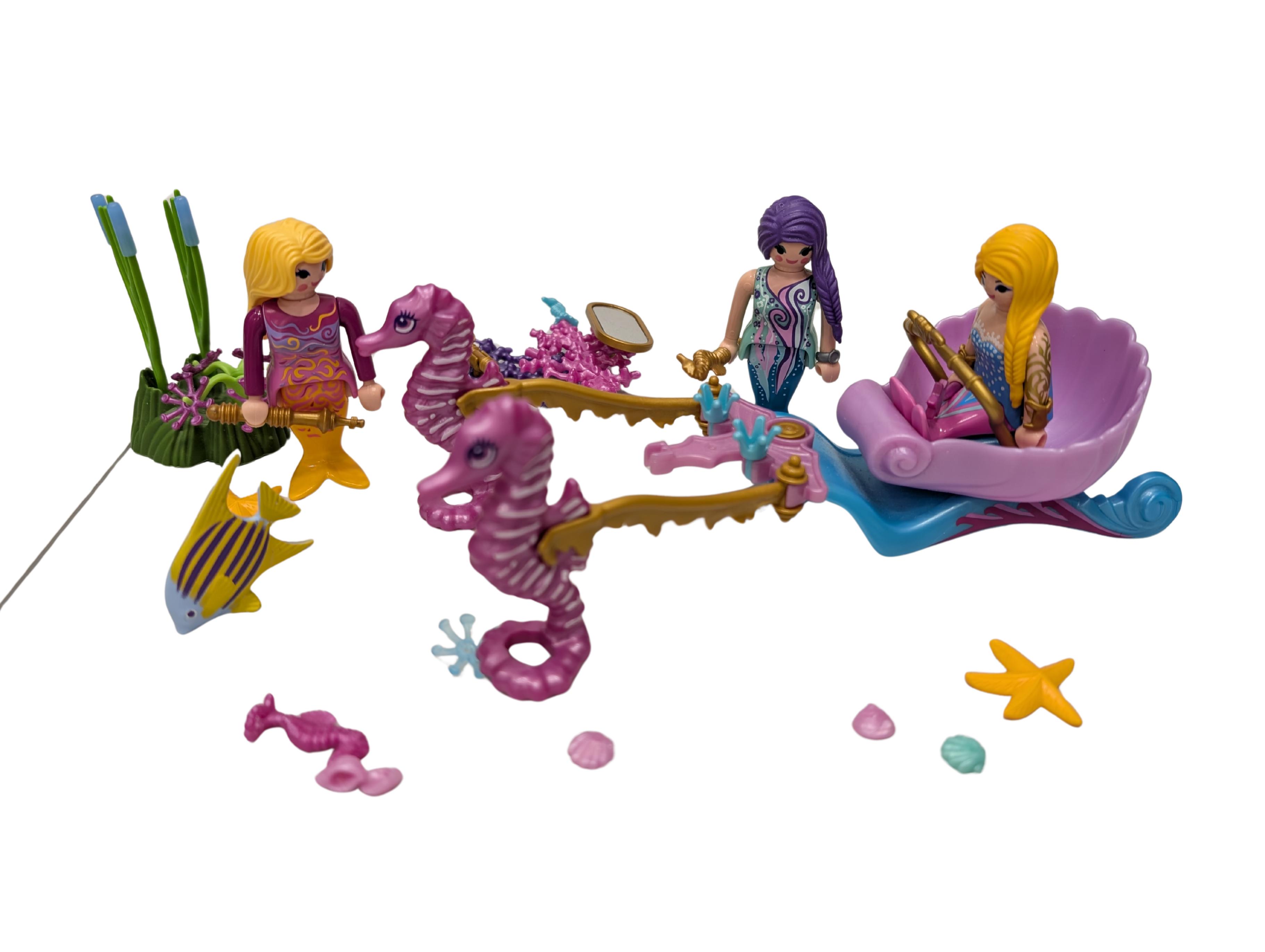 Playmobil 70033 – StarterPack Sirènes avec carrosse hippocampe