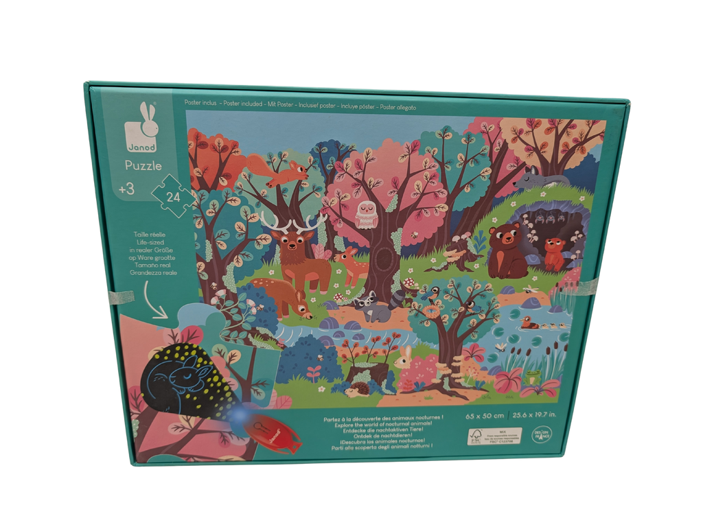 Puzzle magique La Forêt – 24 pièces – Janod
