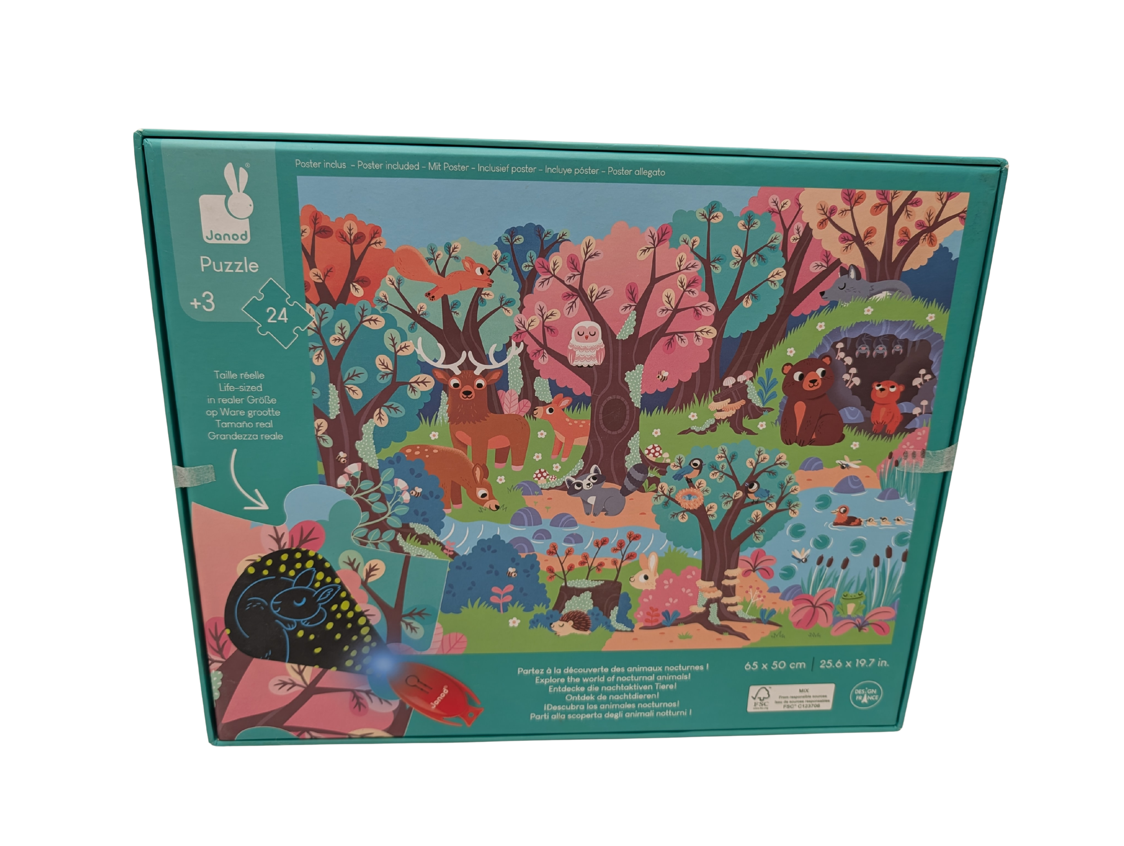 Puzzle magique La Forêt – 24 pièces – Janod