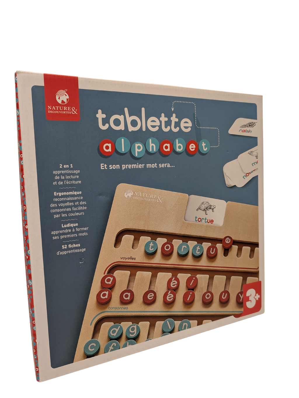Nature & Découvertes – Tablette Alphabet en bois