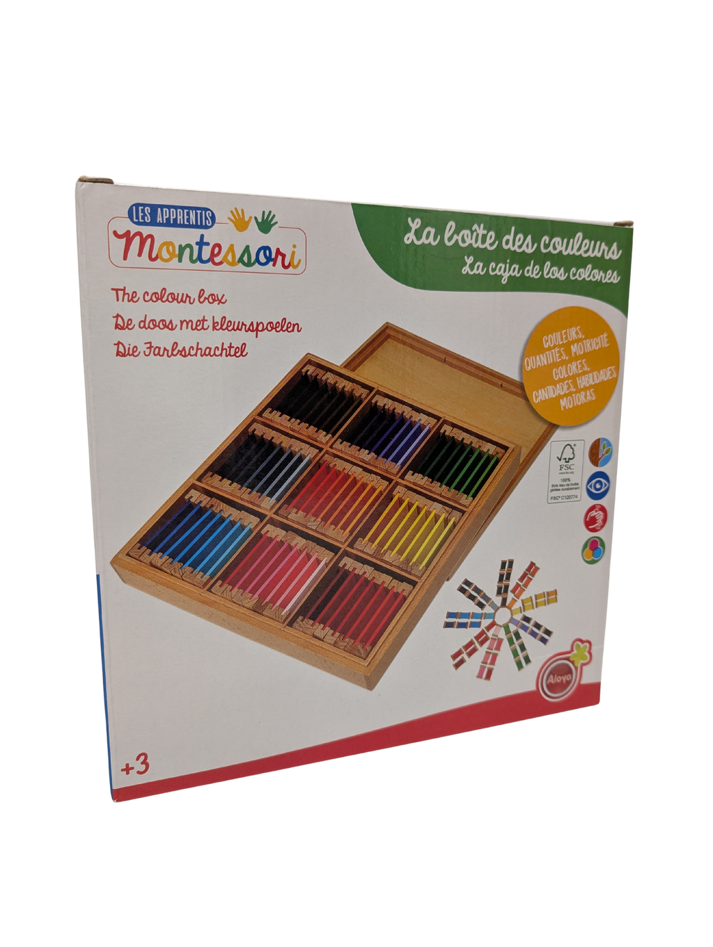 Les Apprentis Montessori – La Boîte des Couleurs – Aloya