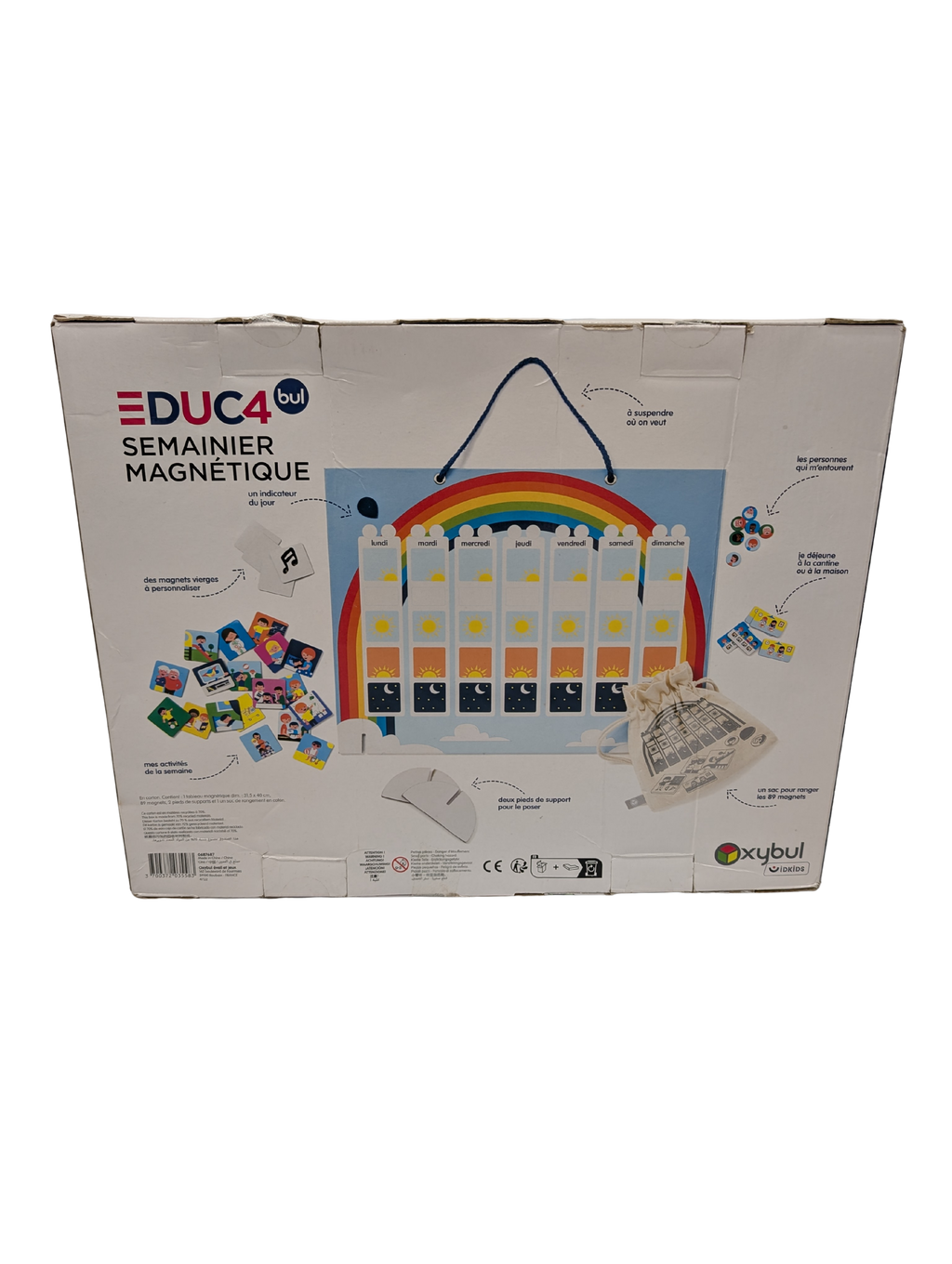 Educabul – Semainier Magnétique – 89 magnets