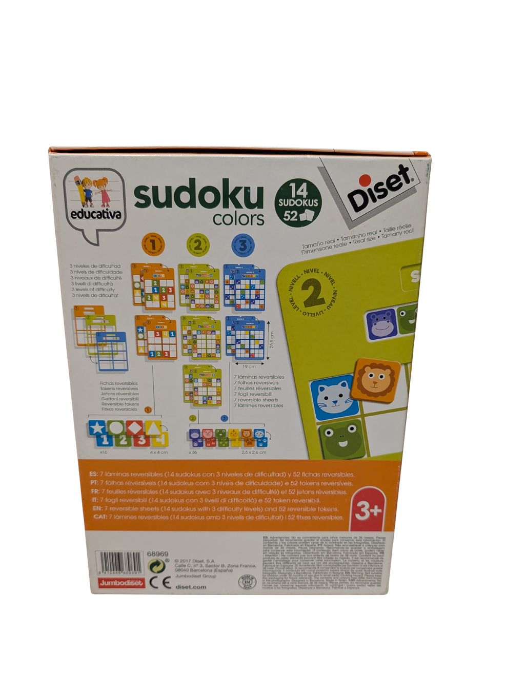 Sudoku Colors – Diset Educativa – Jeu logique couleurs