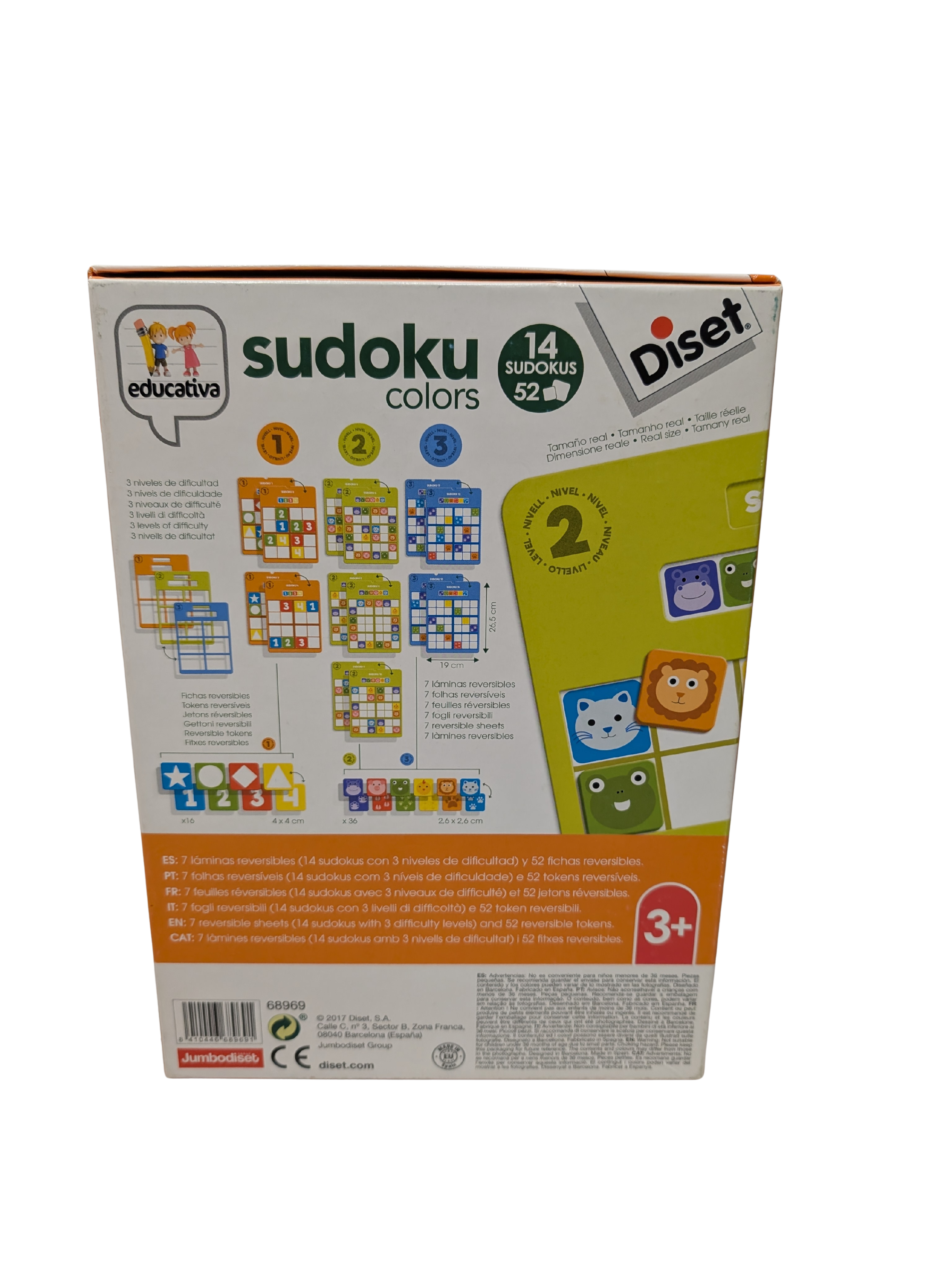 Sudoku Colors – Diset Educativa – Jeu logique couleurs