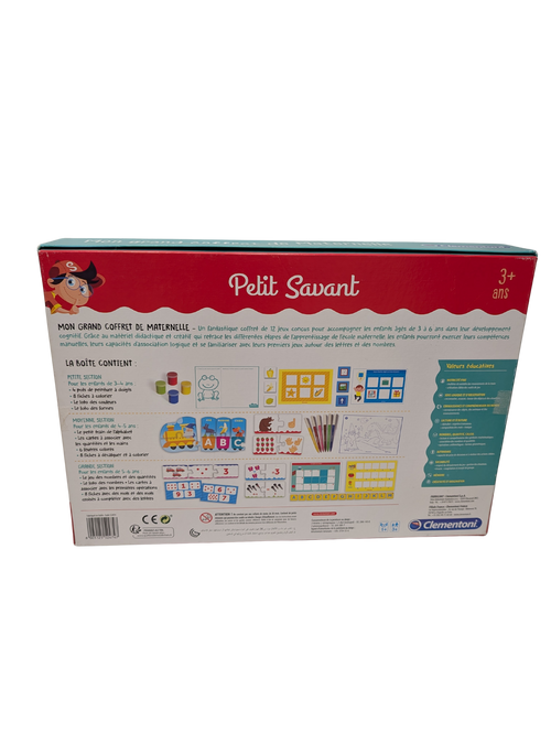 Clementoni Petit Savant – Mon grand coffret de Maternelle