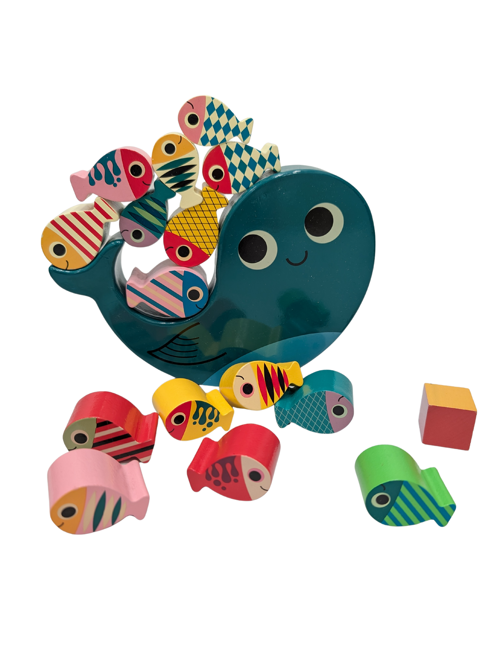 Vilac Whaly – Jeu d’équilibre en bois – 18 pièces