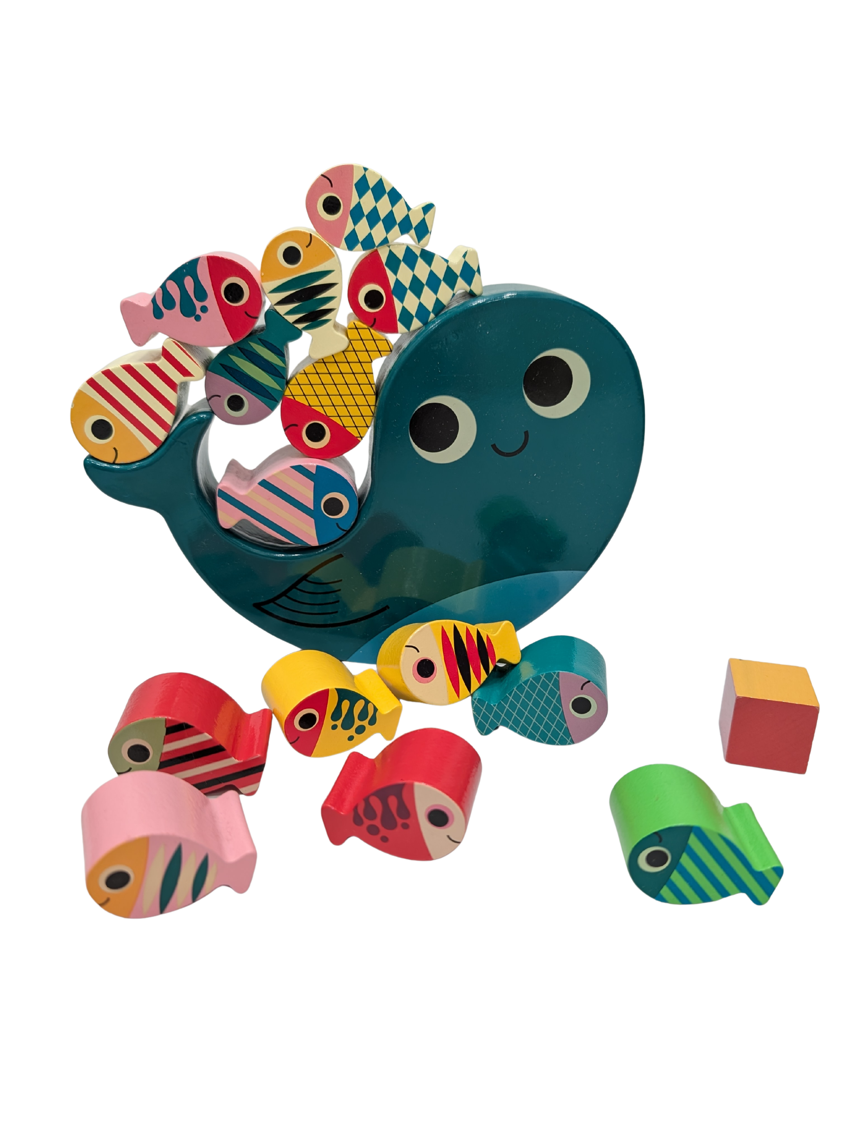 Vilac Whaly – Jeu d’équilibre en bois – 18 pièces