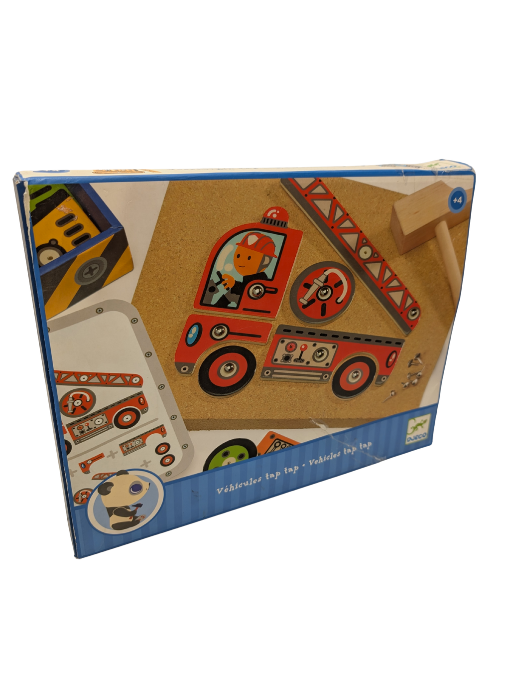 Djeco Tap Tap Véhicules – Jeu marteau & clous