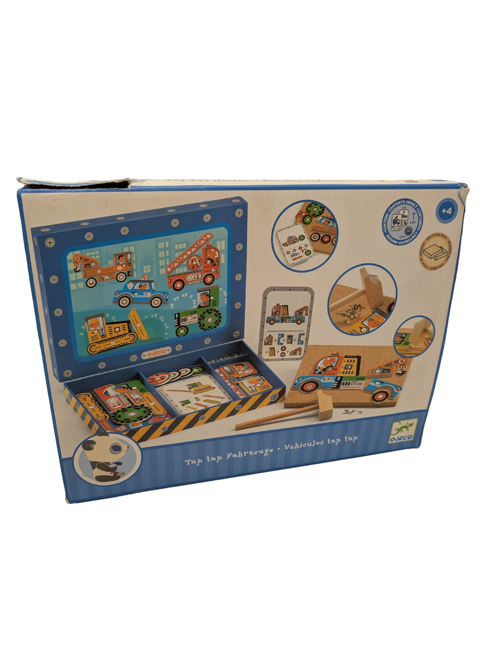 Djeco Tap Tap Véhicules – Jeu marteau & clous