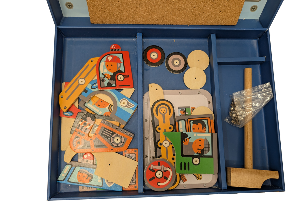 Djeco Tap Tap Véhicules – Jeu marteau & clous