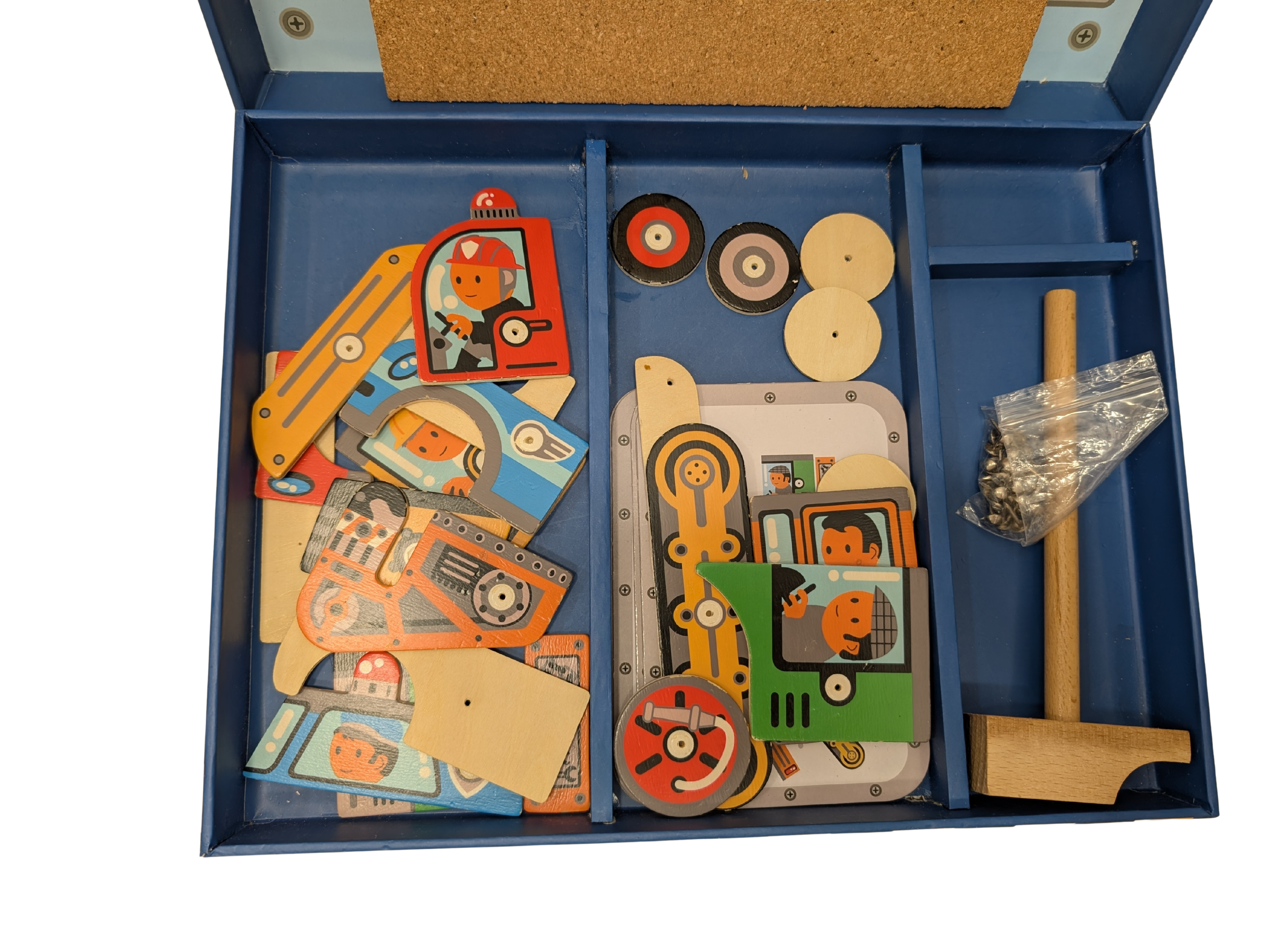 Djeco Tap Tap Véhicules – Jeu marteau & clous