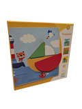 Djeco Tangramini – Jeu tangram en bois – 6 pièces