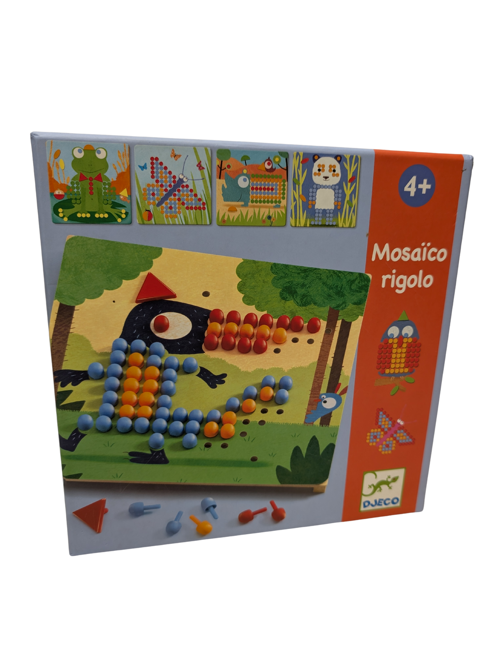 Djeco Mosaïco Rigolo – Jeu de mosaïque en bois