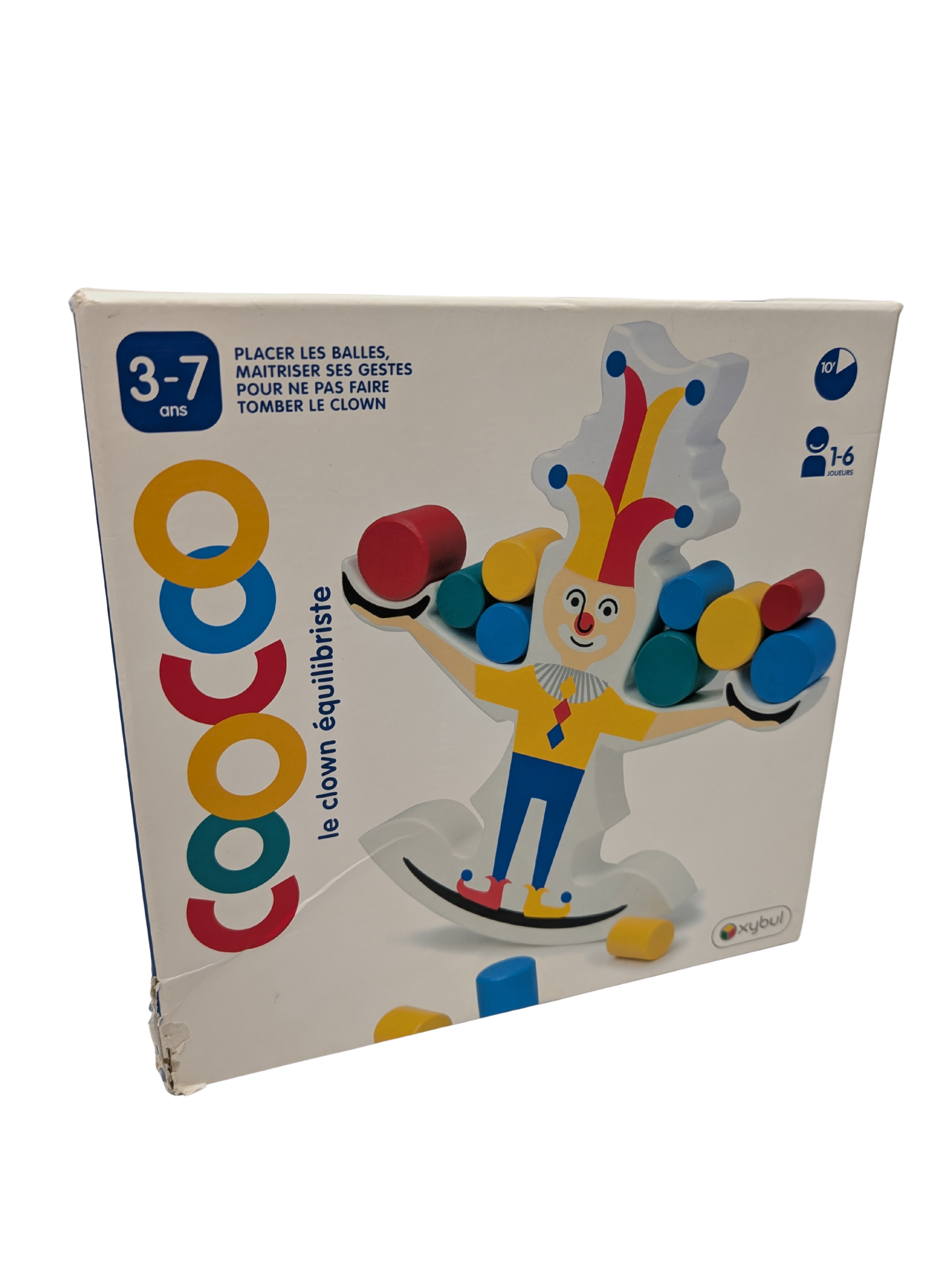 Oxybul Cocoon – Le clown équilibriste – Jeu d’équilibre en bois